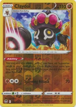 Claydol 094/195 (SWSH12: Silver Tempest)  - Reverse Holofoil | Good Games Morley