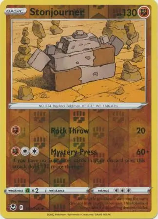 Stonjourner 101/195 (SWSH12: Silver Tempest)  - Reverse Holofoil | Good Games Morley