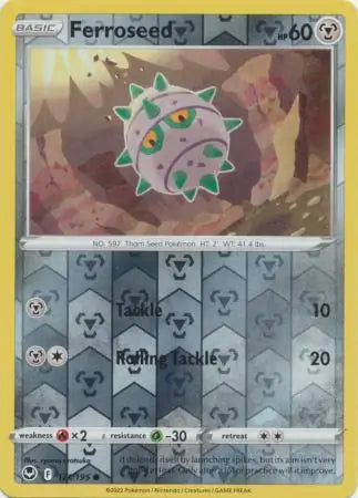 Ferroseed 121/195 (SWSH12: Silver Tempest)  - Reverse Holofoil | Good Games Morley