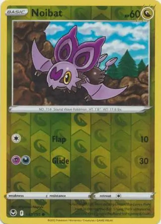 Noibat 132/195 (SWSH12: Silver Tempest)  - Reverse Holofoil | Good Games Morley