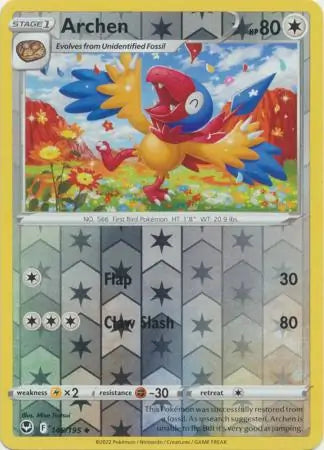 Archen 146/195 (SWSH12: Silver Tempest)  - Reverse Holofoil | Good Games Morley