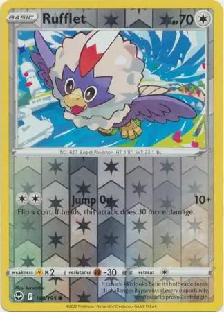 Rufflet 148/195 (SWSH12: Silver Tempest)  - Reverse Holofoil | Good Games Morley