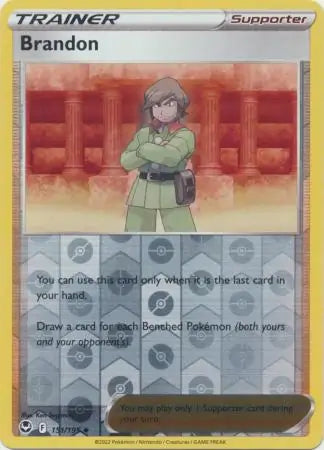 Brandon 151/195 (SWSH12: Silver Tempest)  - Reverse Holofoil | Good Games Morley