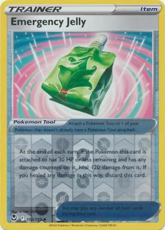Emergency Jelly 155/195 (SWSH12: Silver Tempest)  - Reverse Holofoil | Good Games Morley