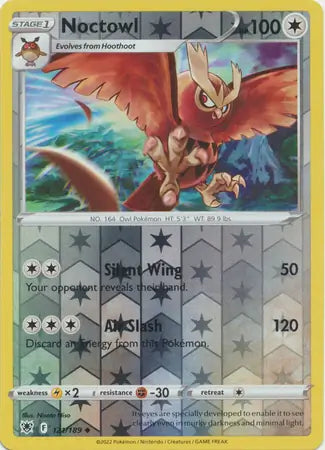 Noctowl 121/189 (SWSH10: Astral Radiance)  - Reverse Holofoil | Good Games Morley