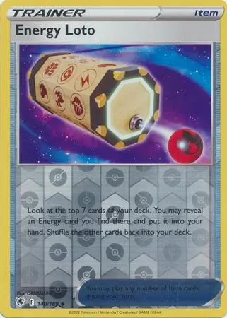 Energy Loto 140/189 (SWSH10: Astral Radiance)  - Reverse Holofoil | Good Games Morley