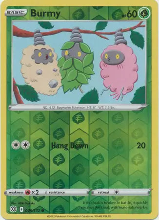 Burmy 009/172 (SWSH09: Brilliant Stars)  - Reverse Holofoil | Good Games Morley