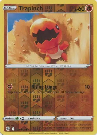 Trapinch 074/172 (SWSH09: Brilliant Stars)  - Reverse Holofoil | Good Games Morley