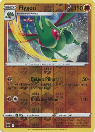 Flygon 076/172 (SWSH09: Brilliant Stars)  - Reverse Holofoil | Good Games Morley