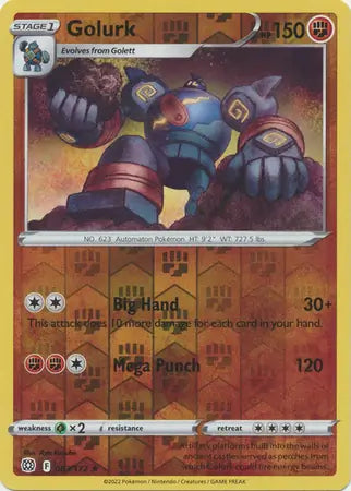 Golurk 083/172 (SWSH09: Brilliant Stars)  - Reverse Holofoil | Good Games Morley