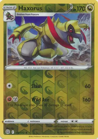 Haxorus 112/172 (SWSH09: Brilliant Stars)  - Reverse Holofoil | Good Games Morley