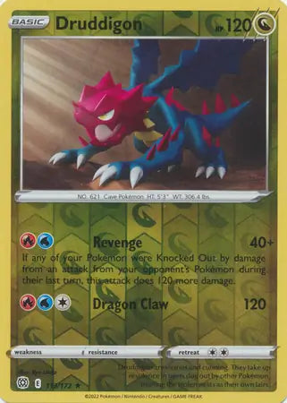 Druddigon 113/172 (SWSH09: Brilliant Stars)  - Reverse Holofoil | Good Games Morley