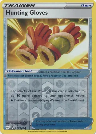 Hunting Gloves 142/172 (SWSH09: Brilliant Stars)  - Reverse Holofoil | Good Games Morley