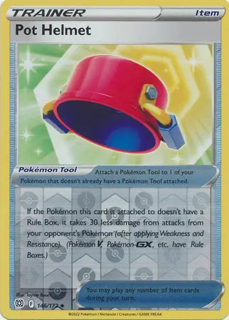 Pot Helmet 146/172 (SWSH09: Brilliant Stars)  - Reverse Holofoil | Good Games Morley