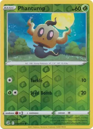 Phantump 016/264 (SWSH08: Fusion Strike)  - Reverse Holofoil | Good Games Morley