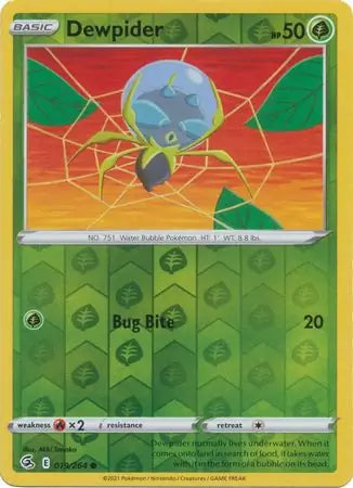 Dewpider 019/264 (SWSH08: Fusion Strike)  - Reverse Holofoil | Good Games Morley