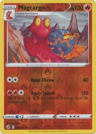 Magcargo 035/264 (SWSH08: Fusion Strike)  - Reverse Holofoil | Good Games Morley