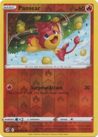 Pansear 037/264 (SWSH08: Fusion Strike)  - Reverse Holofoil | Good Games Morley