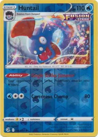 Huntail 066/264 (SWSH08: Fusion Strike)  - Reverse Holofoil | Good Games Morley