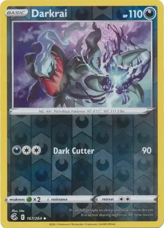 Darkrai 167/264 (SWSH08: Fusion Strike)  - Reverse Holofoil | Good Games Morley