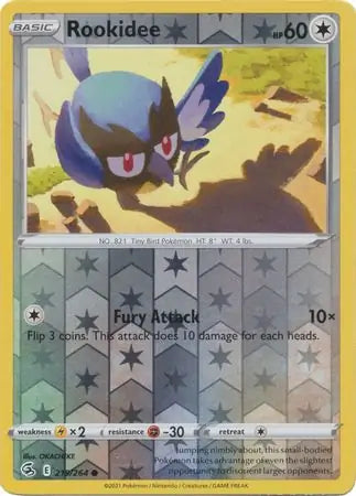 Rookidee 219/264 (SWSH08: Fusion Strike)  - Reverse Holofoil | Good Games Morley