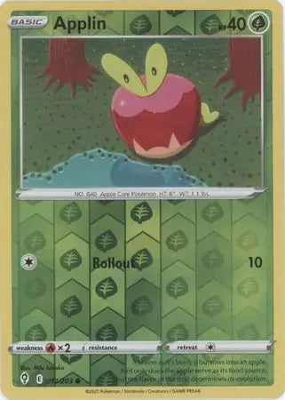 Applin 017/203 (SWSH07: Evolving Skies)  - Reverse Holofoil | Good Games Morley