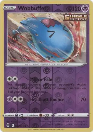 Wobbuffet 066/203 (SWSH07: Evolving Skies)  - Reverse Holofoil | Good Games Morley