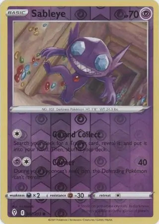 Sableye 067/203 (SWSH07: Evolving Skies)  - Reverse Holofoil | Good Games Morley