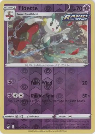 Floette 072/203 (SWSH07: Evolving Skies)  - Reverse Holofoil | Good Games Morley