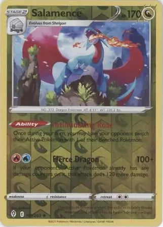 Salamence 109/203 (SWSH07: Evolving Skies)  - Reverse Holofoil | Good Games Morley
