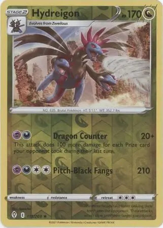 Hydreigon 115/203 (SWSH07: Evolving Skies)  - Reverse Holofoil | Good Games Morley