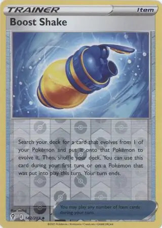 Boost Shake 142/203 (SWSH07: Evolving Skies)  - Reverse Holofoil | Good Games Morley