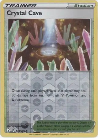 Crystal Cave 144/203 (SWSH07: Evolving Skies)  - Reverse Holofoil | Good Games Morley