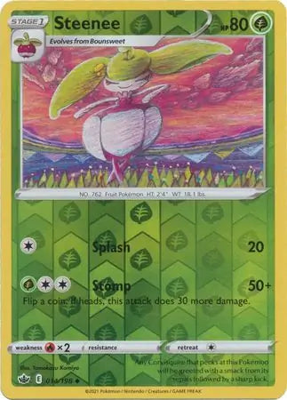 Steenee 014/198 (SWSH06: Chilling Reign)  - Reverse Holofoil | Good Games Morley