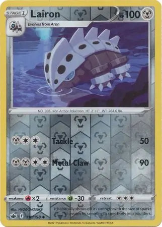 Lairon 110/198 (SWSH06: Chilling Reign)  - Reverse Holofoil | Good Games Morley