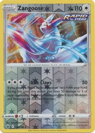 Zangoose 120/198 (SWSH06: Chilling Reign)  - Reverse Holofoil | Good Games Morley