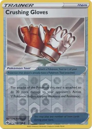 Crushing Gloves 133/198 (SWSH06: Chilling Reign)  - Reverse Holofoil | Good Games Morley