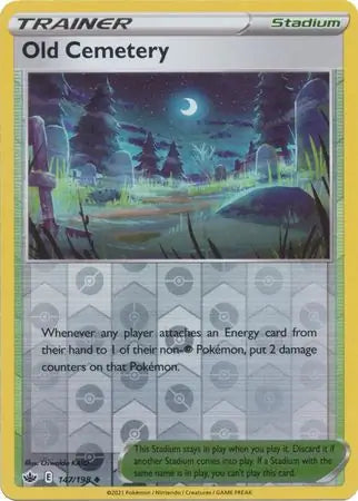 Old Cemetery 147/198 (SWSH06: Chilling Reign)  - Reverse Holofoil | Good Games Morley