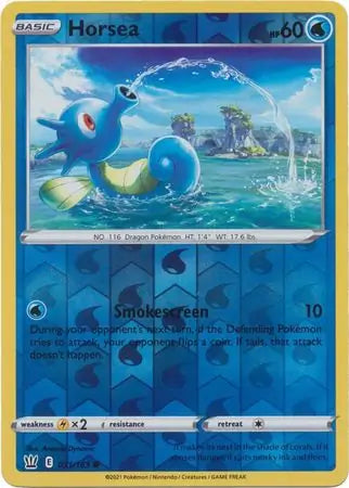 Horsea 031/163 (SWSH05: Battle Styles)  - Reverse Holofoil | Good Games Morley