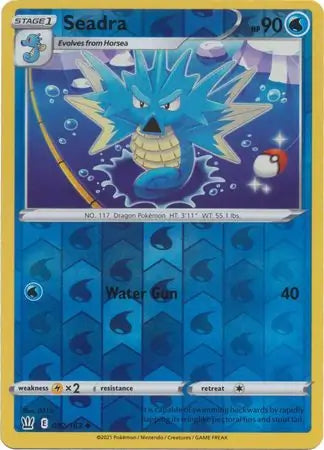 Seadra 032/163 (SWSH05: Battle Styles)  - Reverse Holofoil | Good Games Morley