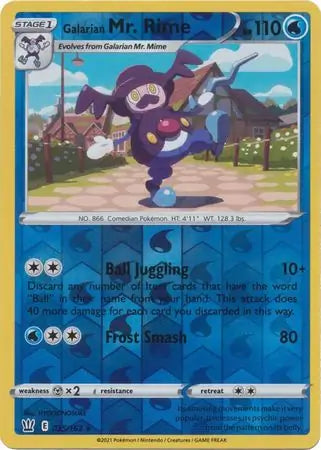 Galarian Mr. Rime 035/163 (SWSH05: Battle Styles)  - Reverse Holofoil | Good Games Morley