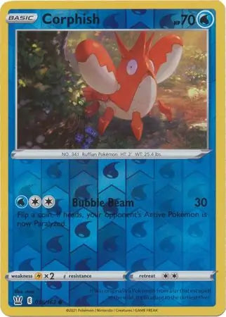 Corphish 038/163 (SWSH05: Battle Styles)  - Reverse Holofoil | Good Games Morley