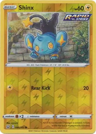 Shinx 046/163 (SWSH05: Battle Styles)  - Reverse Holofoil | Good Games Morley