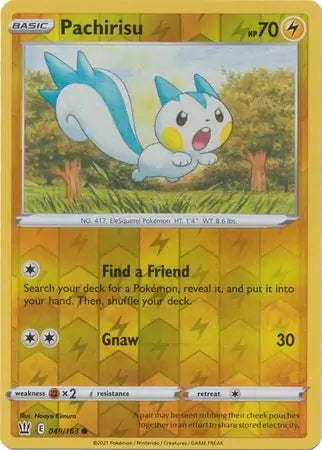 Pachirisu 049/163 (SWSH05: Battle Styles)  - Reverse Holofoil | Good Games Morley