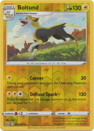Boltund 053/163 (SWSH05: Battle Styles)  - Reverse Holofoil | Good Games Morley