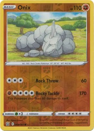 Onix 068/163 (SWSH05: Battle Styles)  - Reverse Holofoil | Good Games Morley