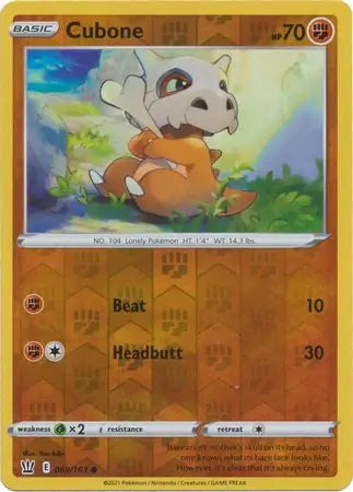 Cubone 069/163 (SWSH05: Battle Styles)  - Reverse Holofoil | Good Games Morley