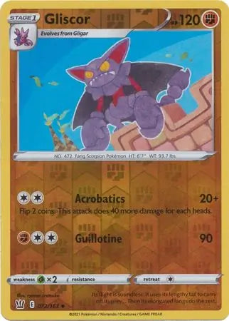 Gliscor 072/163 (SWSH05: Battle Styles)  - Reverse Holofoil | Good Games Morley