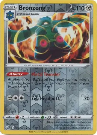 Bronzong 102/163 (SWSH05: Battle Styles)  - Reverse Holofoil | Good Games Morley
