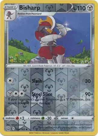 Bisharp 104/163 (SWSH05: Battle Styles)  - Reverse Holofoil | Good Games Morley